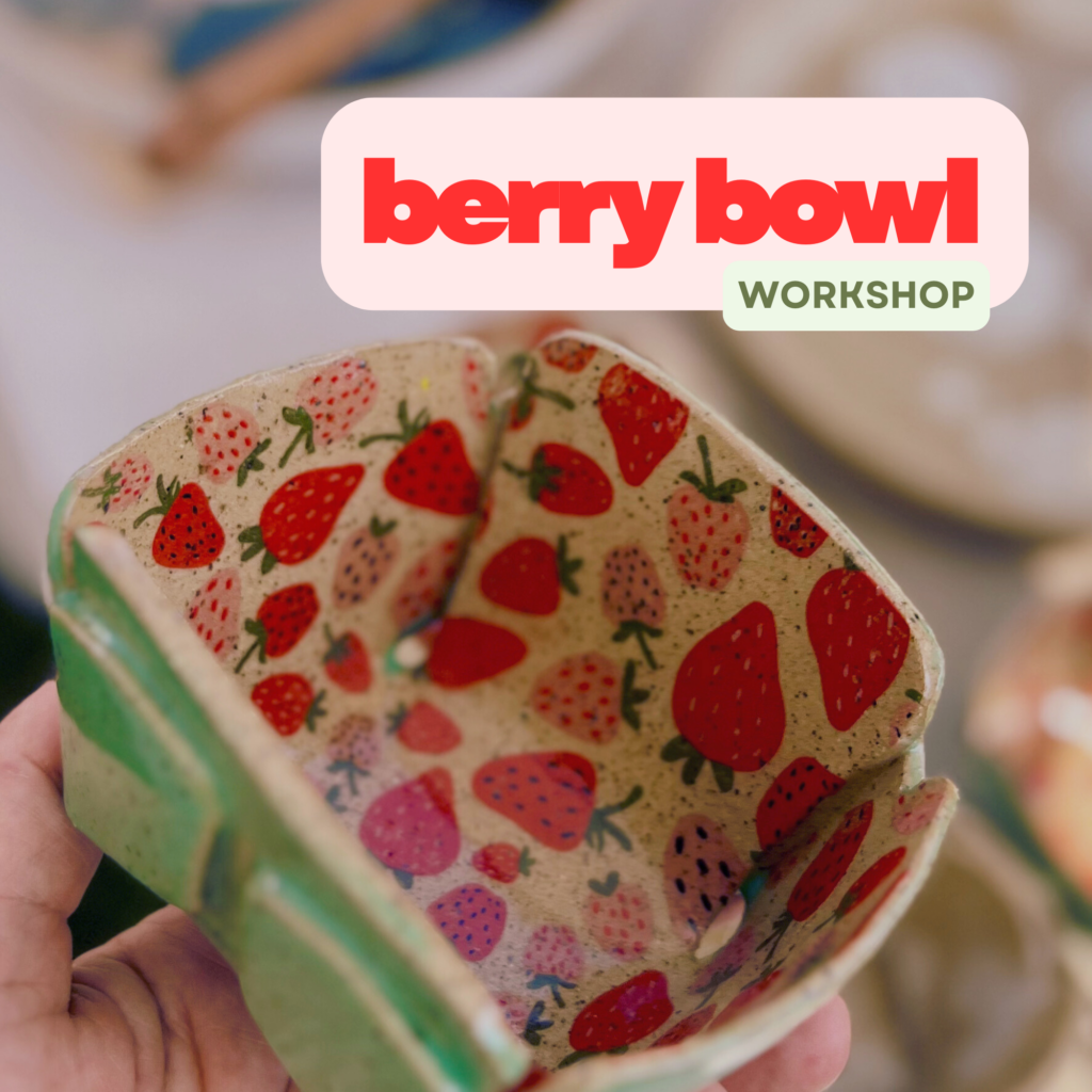 Handbuild Your Own Ceramic Berry Bowl Workshop